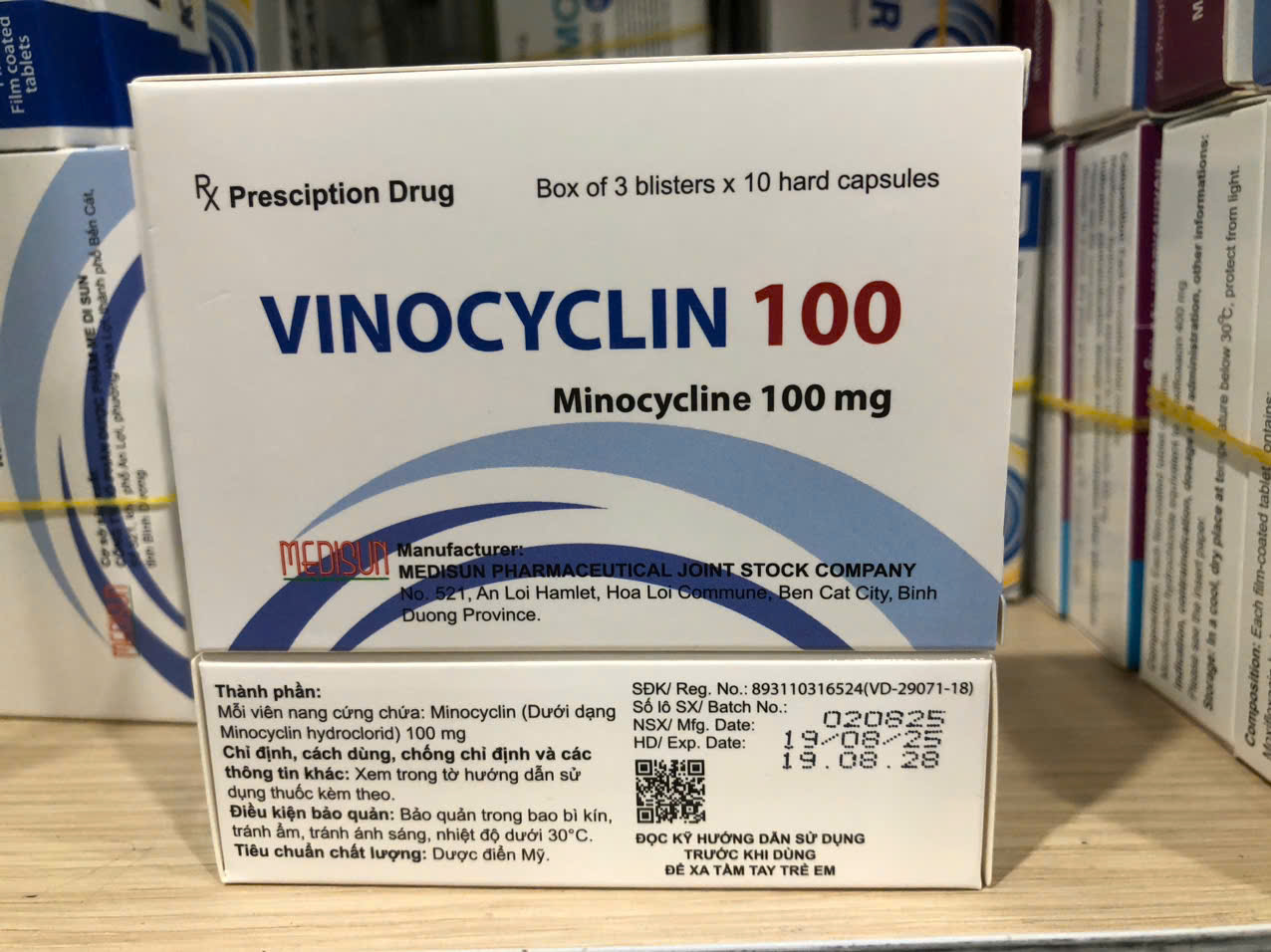 Vinocyclin 100mg
