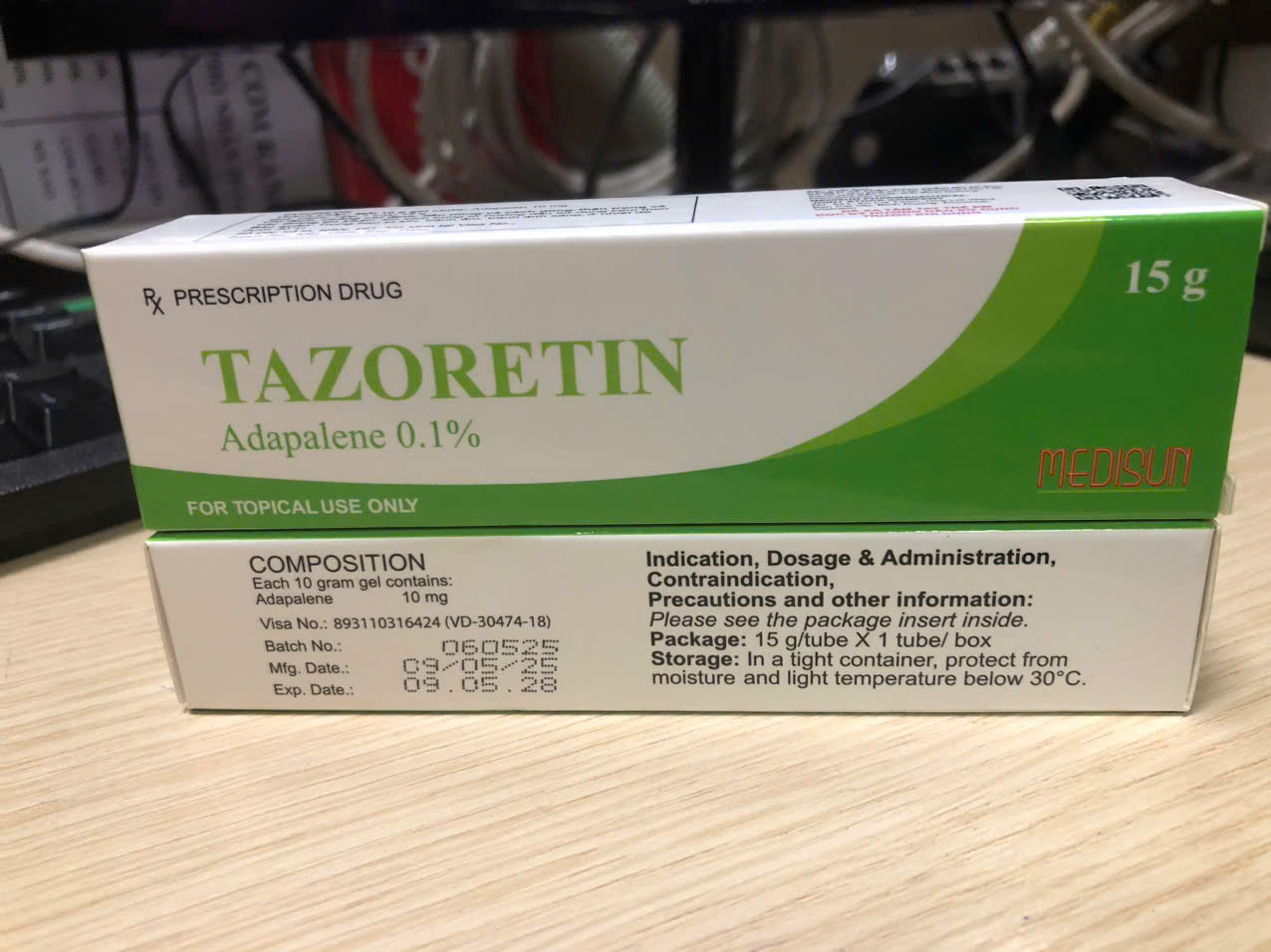 Tazoretin 0.1%