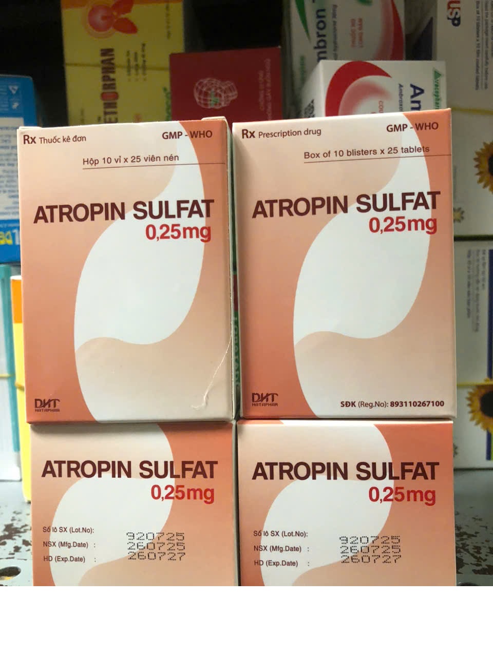 Atropin viên
