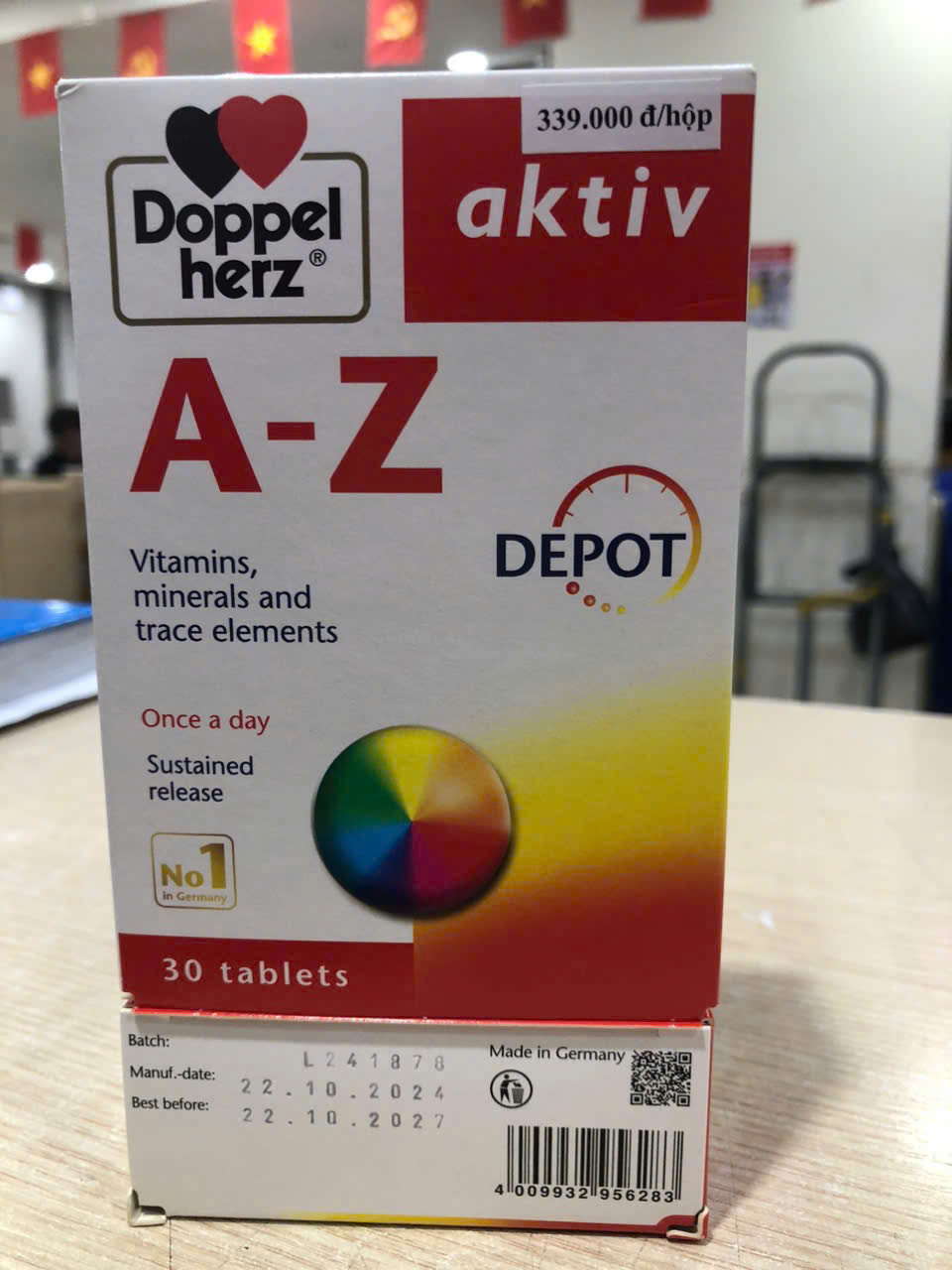 Doppel Herz A - Z Depot 30 viên