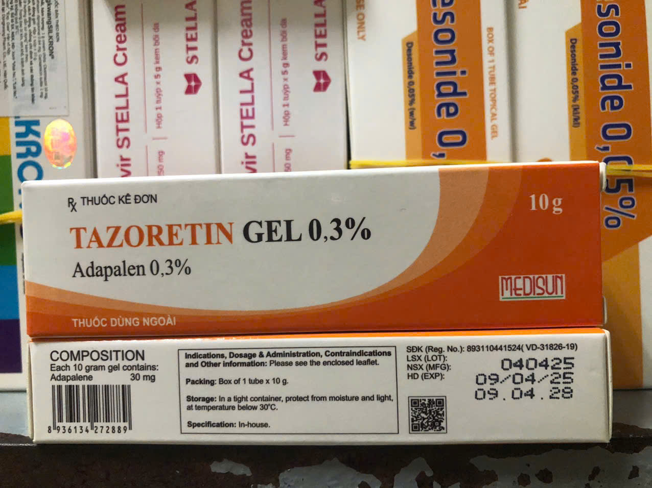 Tazoretin 0.3% 10g