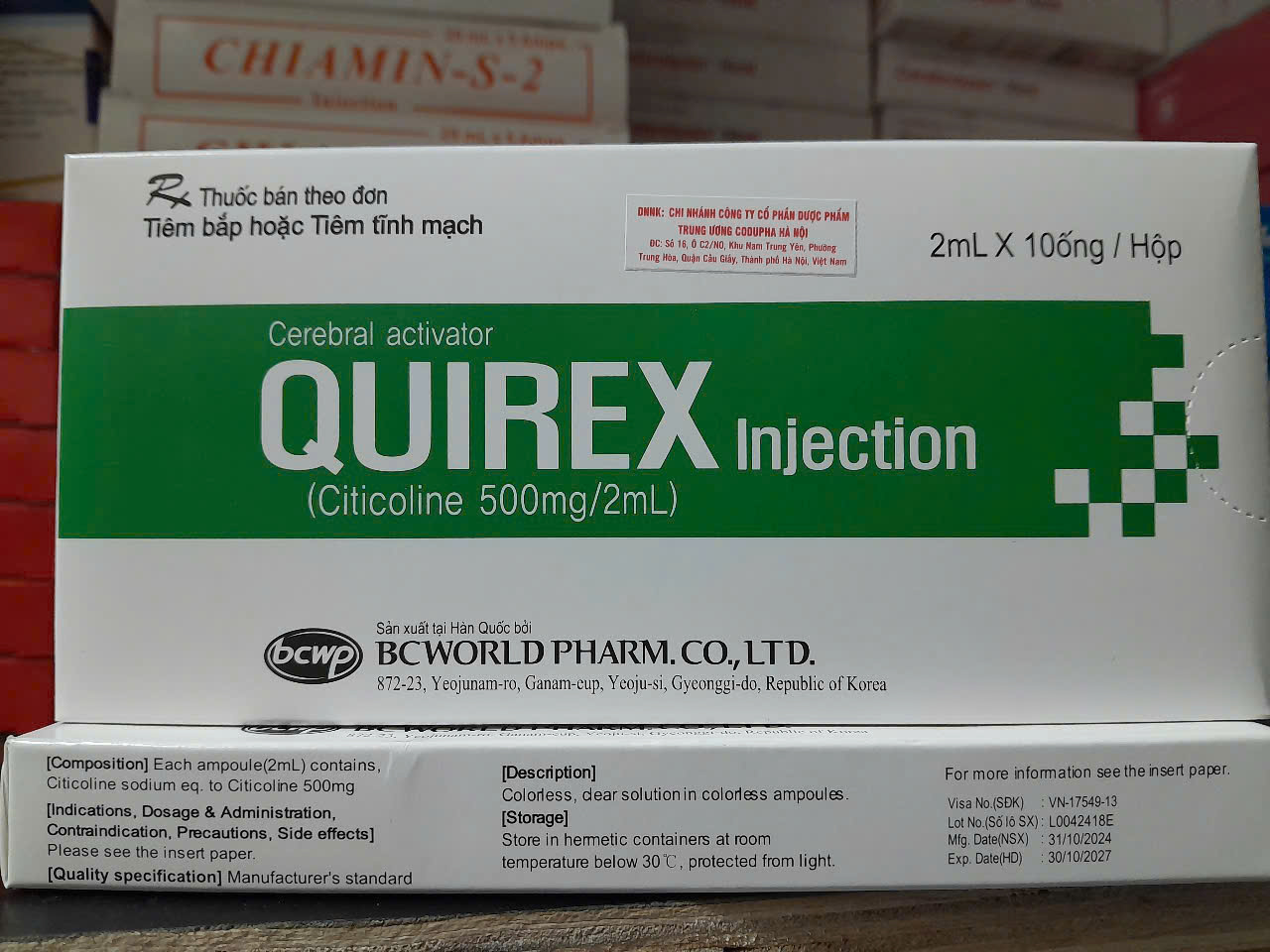 Quirex tiêm