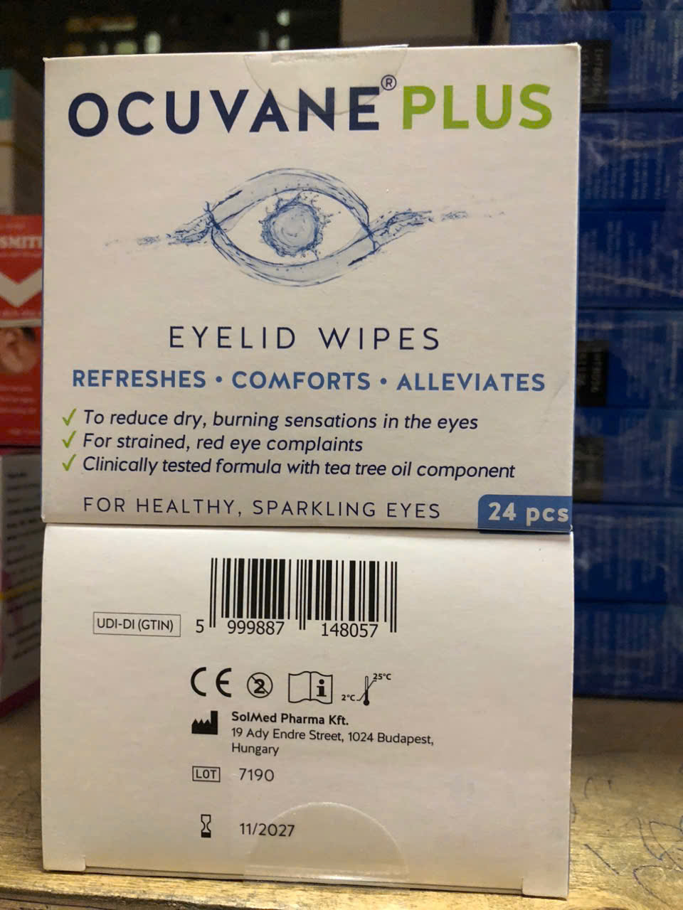 Gạc Lau Mi Mắt Ocuvane Plus