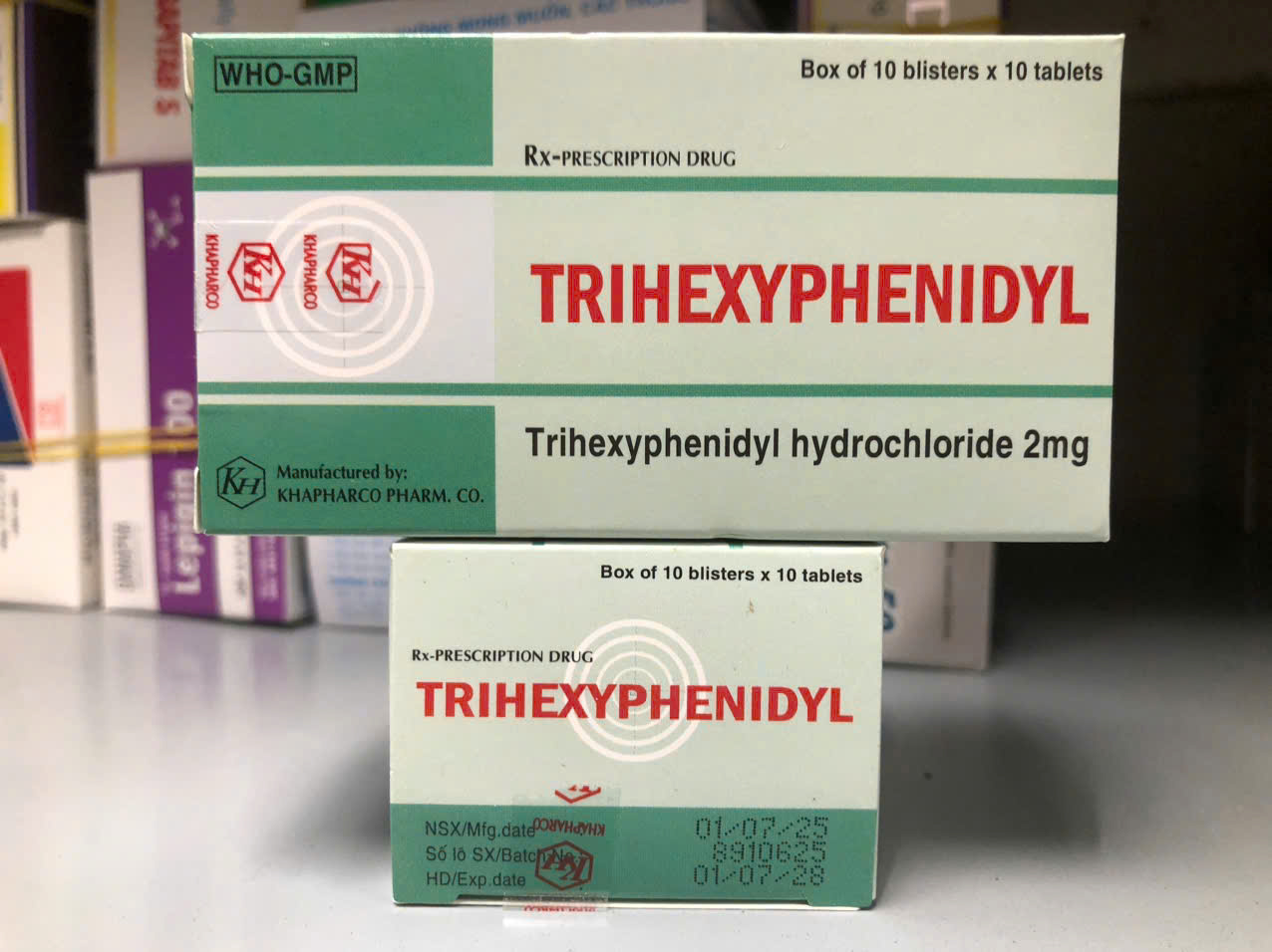 Trihexyphenidyl 2mg Khánh Hòa