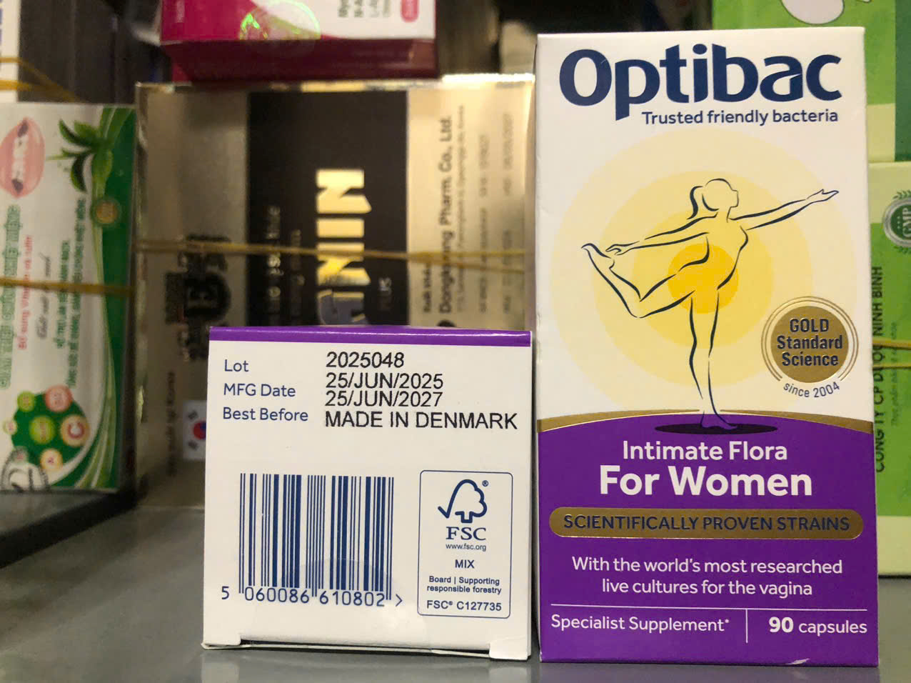 OptiBac Probiotics Intimate Flora 90 viên