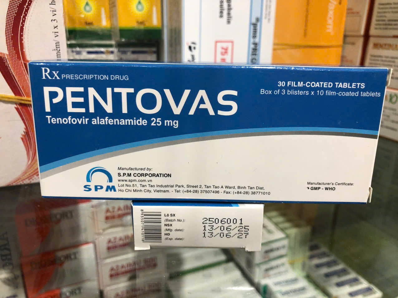 PENTOVAS 25MG