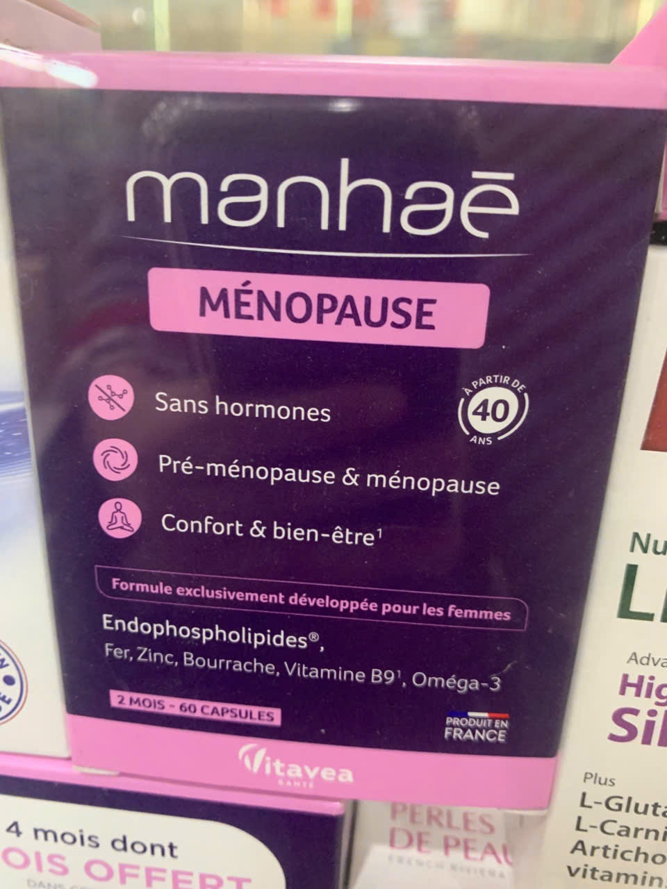 Manhaé Ménopause 60 viên