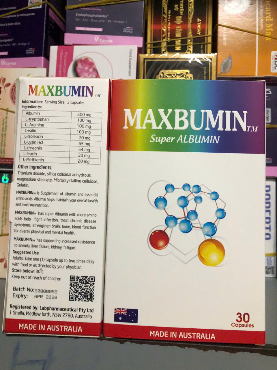 Maxbumin 30 viên