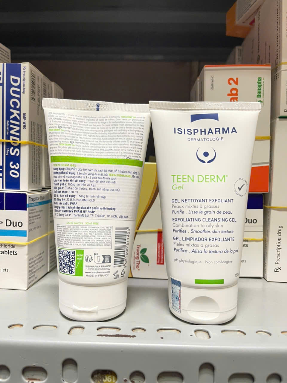 Sữa rửa mặt Teen Derm Gel