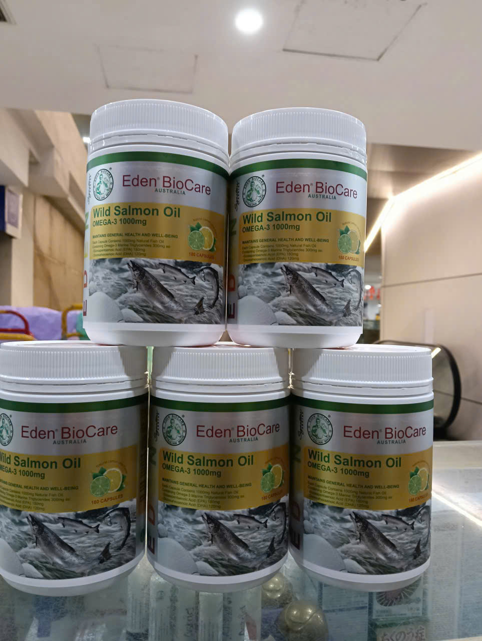 Eden BioCare Omega 3 Wild Salmon Oil 1000mg