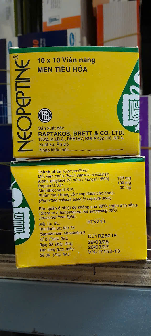 Neopeptine viên