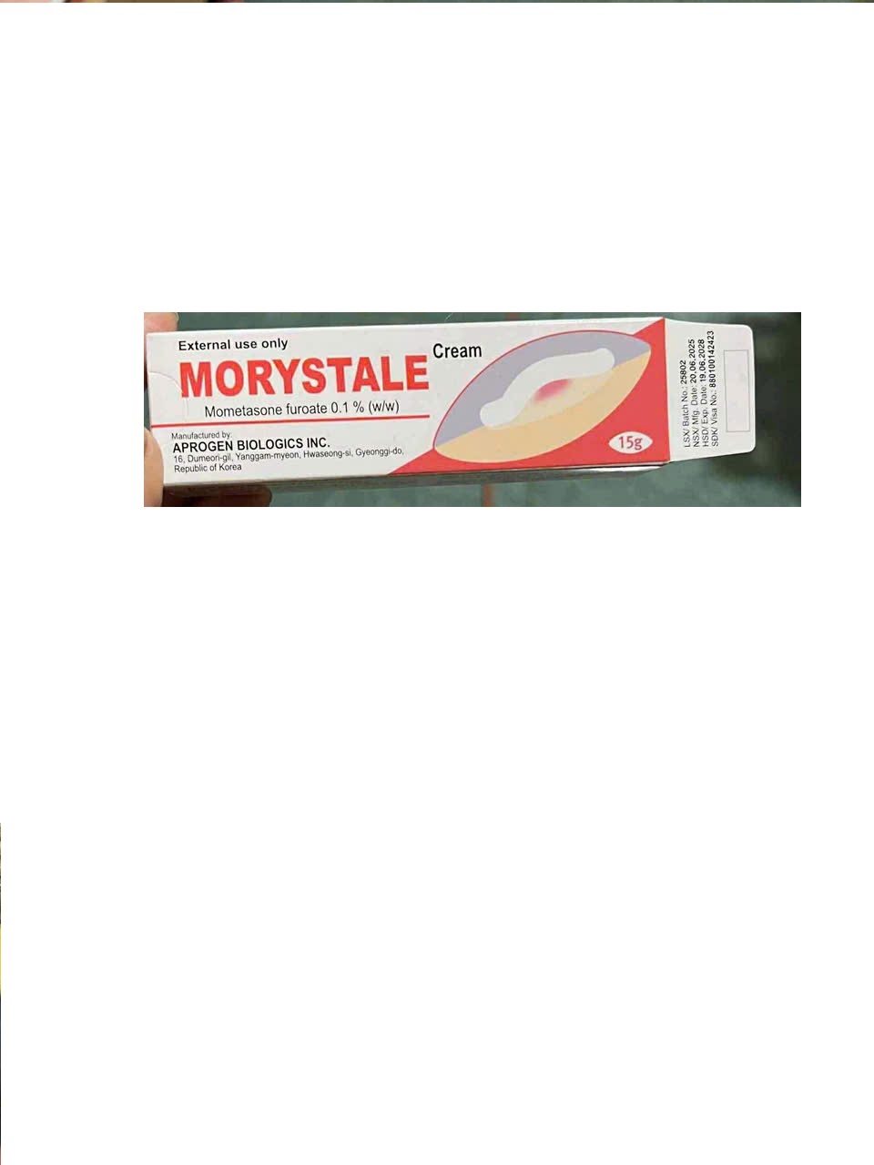 Morystale cream 15g