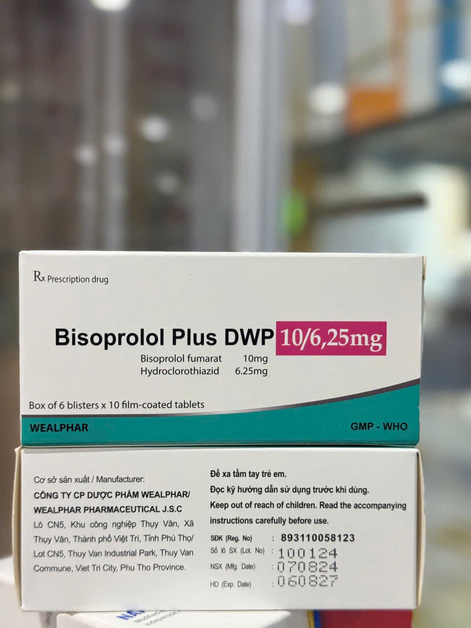 Bisoprolol Plus DWP 10/6.25mg
