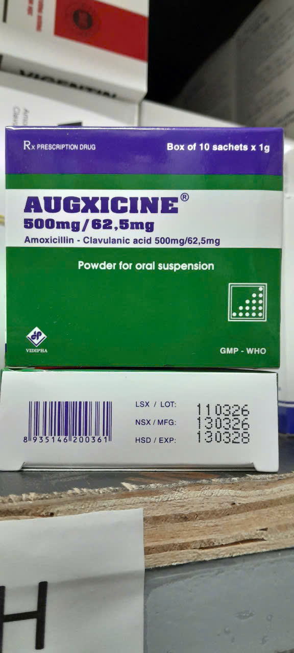 Augxicine 500mg/62.5mg