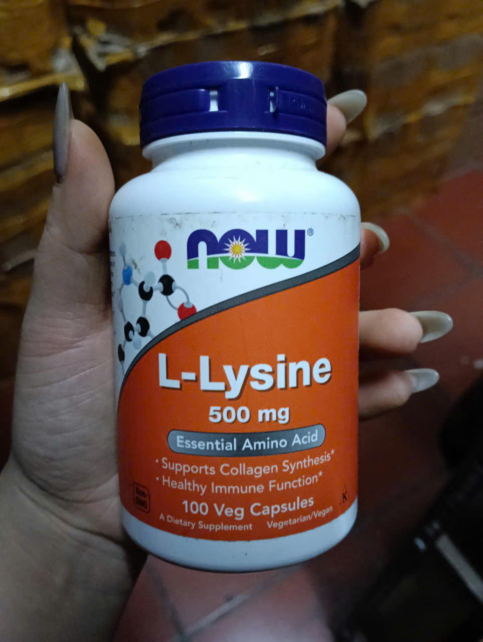 Now L-Lysine 500mg 100 viên