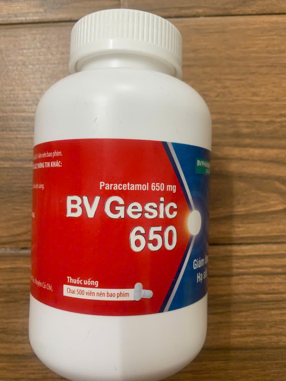 BV Gesic 650mg 500 viên