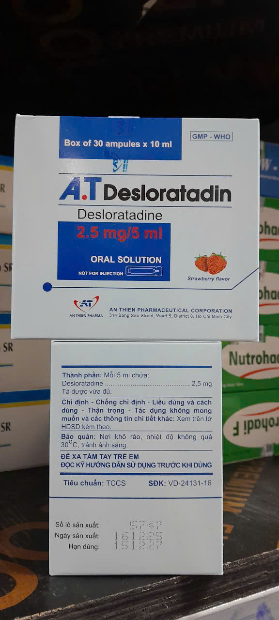 A.T Desloratadin (ống 10ml)