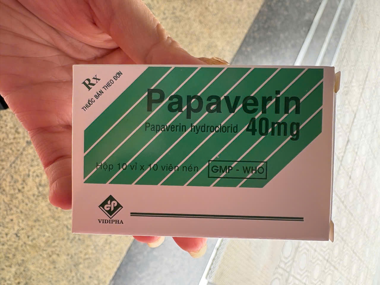 Papaverin 40mg (100 viên)
