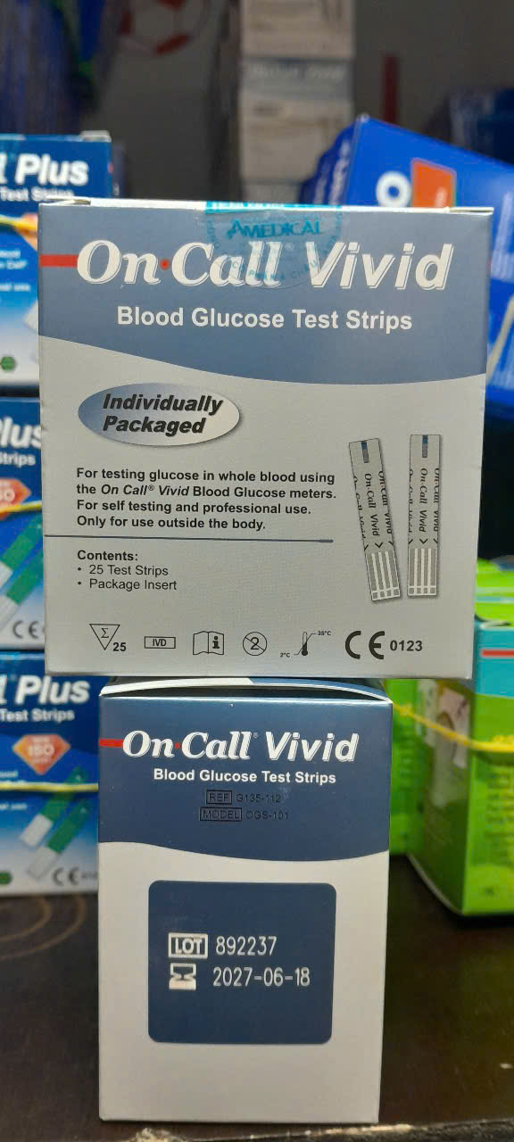 Que thử đường huyết On Call Vivid