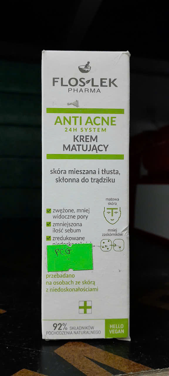 FLOS LEK ANTI ACNE MATUJACY CREAM 50ML
