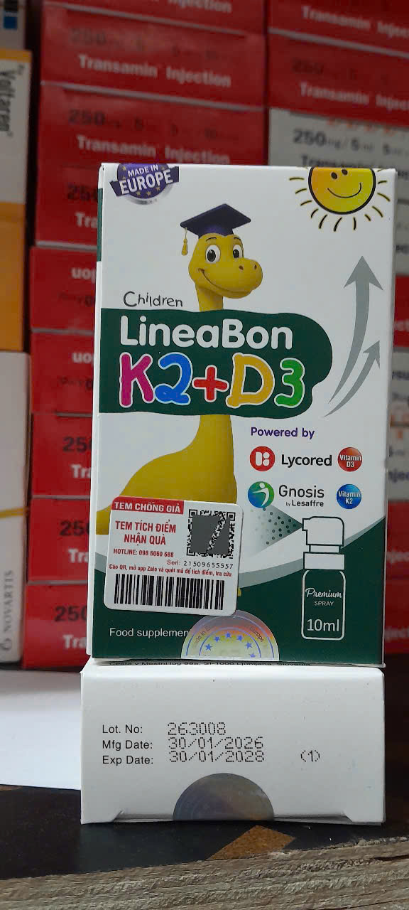 LineaBon D3K2 xịt 10ml