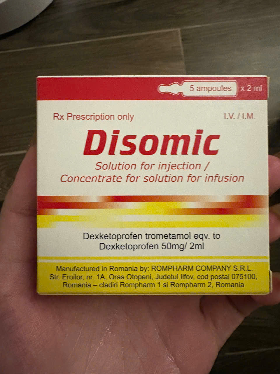 Disomic 50mg/2ml