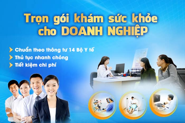 TRỌN GÓI KHÁM SỨC KHỎE ĐỊNH KỲ CHO DOANH NGHIỆP