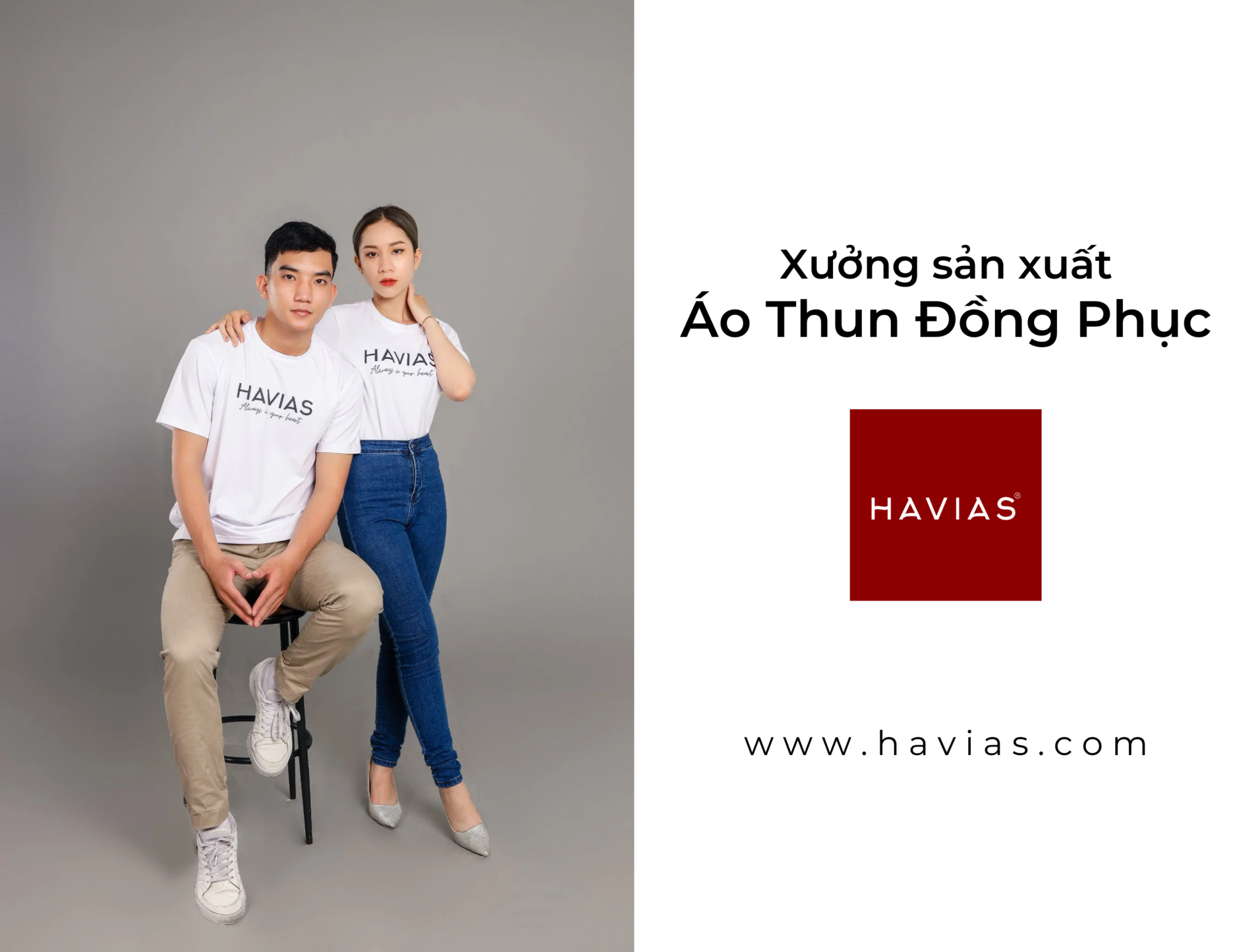 XƯỞNG MAY ÁO THUN ĐỒNG PHỤC HAVIAS