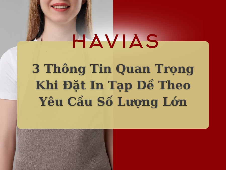3 Thông Tin Quan Trọng Khi Đặt In Tạp Dề Theo Yêu Cầu Số Lượng Lớn