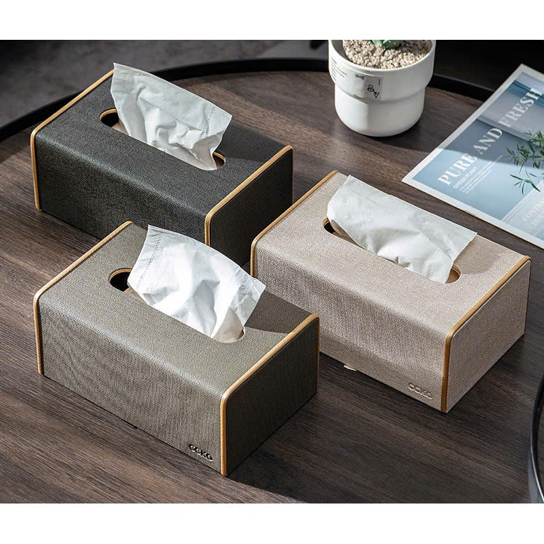 Bí quyết chọn hộp khăn giấy bọc da số 7 sang trọng