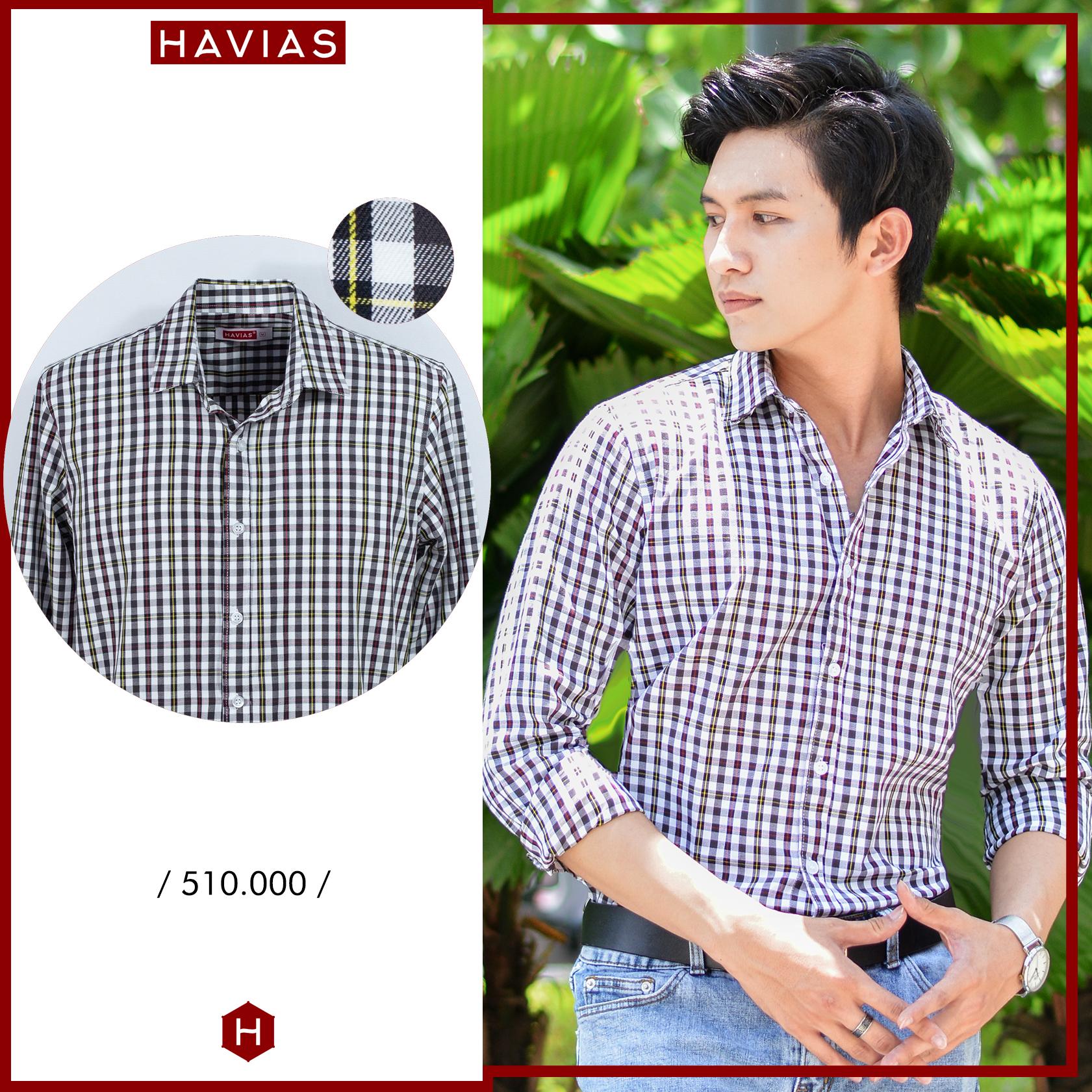 Sơ mi cao cấp sọc vàng đen Cotton 100%