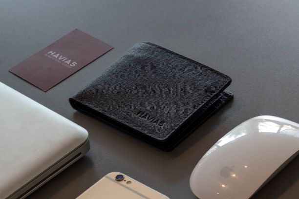 Bóp ví da thật nam nữ HAVIAS Ví ngắn Venus2 Handcrafted Wallet Nâu