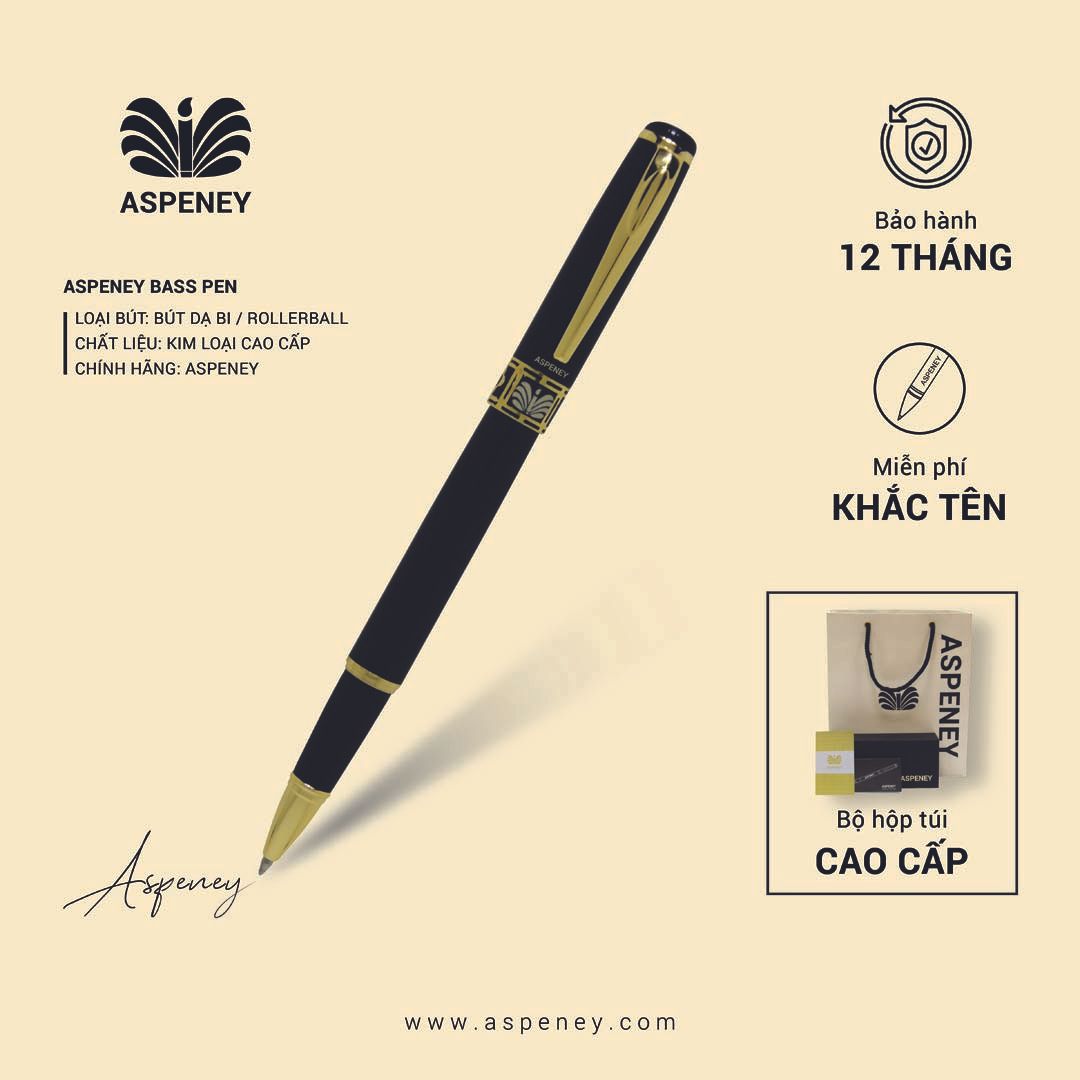 Bút dạ bi ASPENEY Bass Rollerball