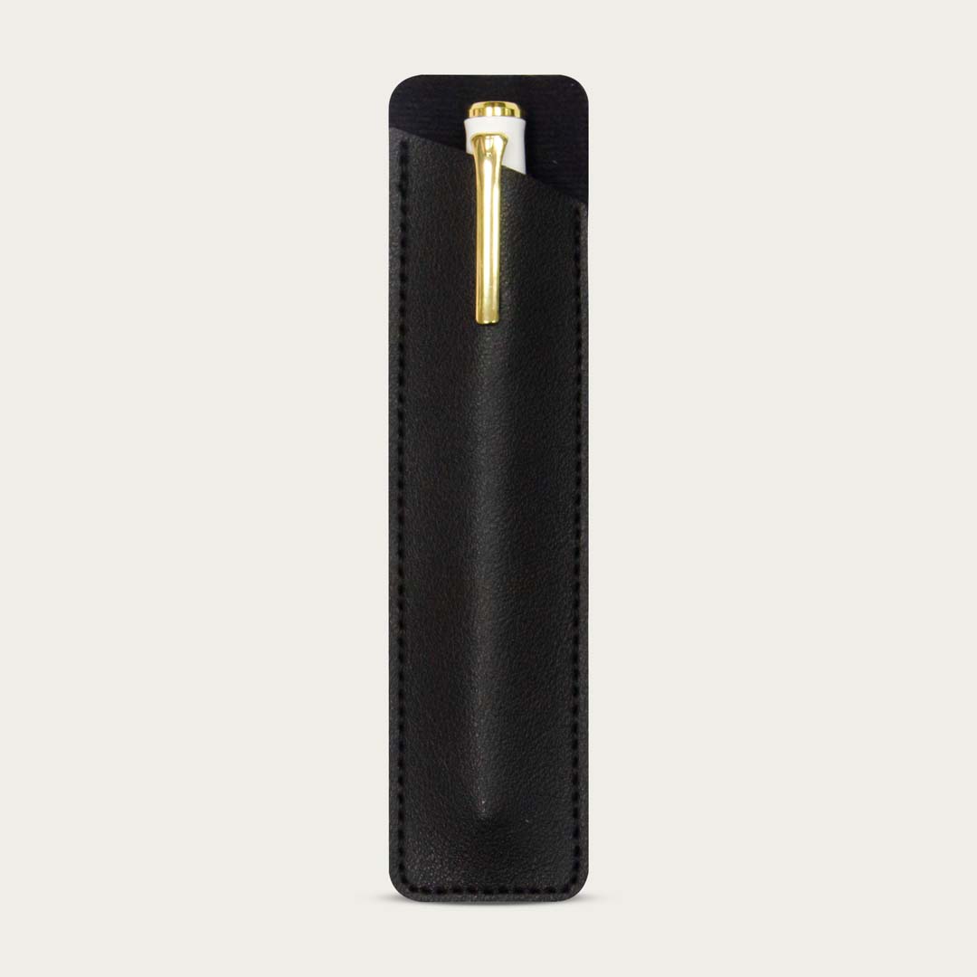 Bao da đựng bút Leather Pen Cover, đen