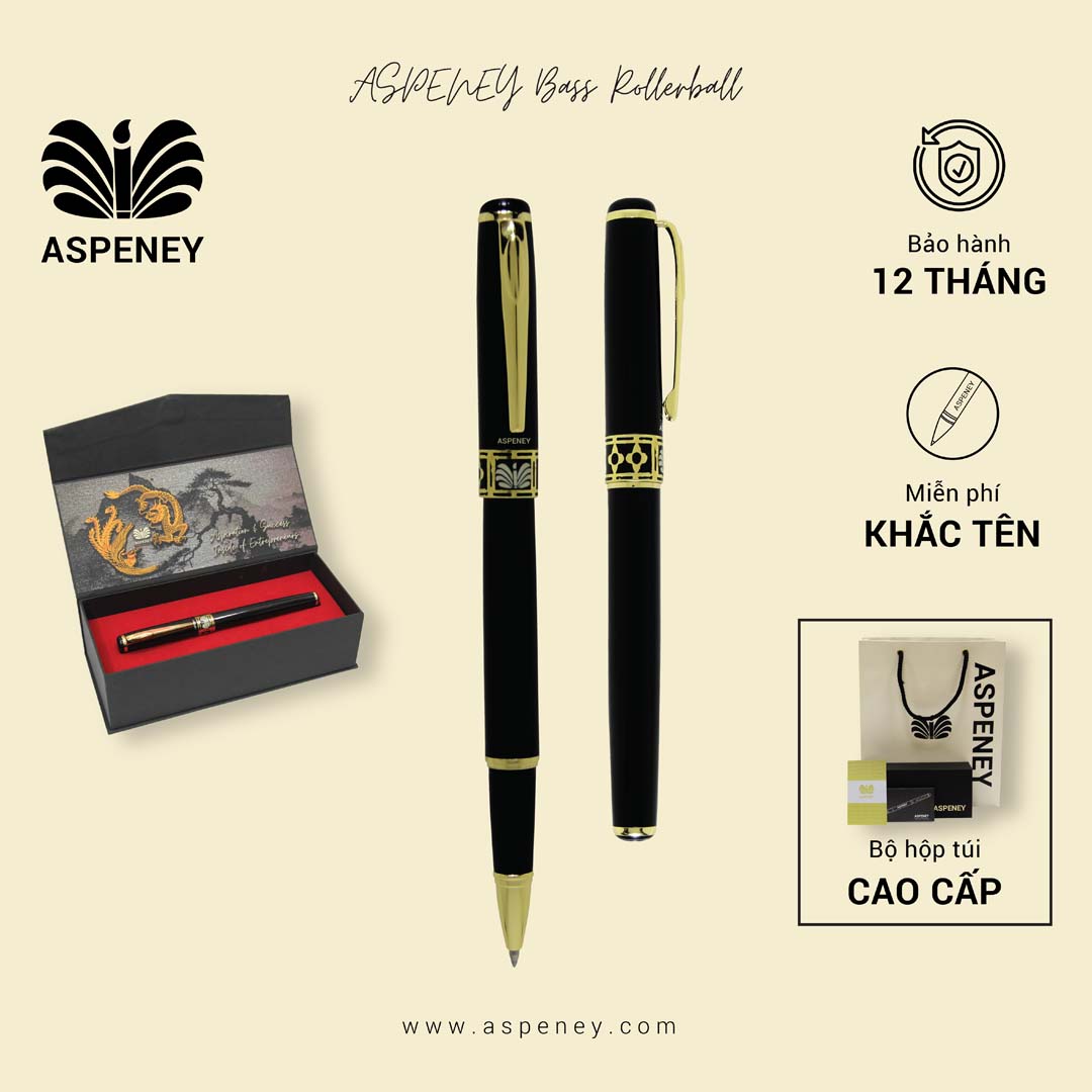 Bút dạ bi ASPENEY Bass Rollerball