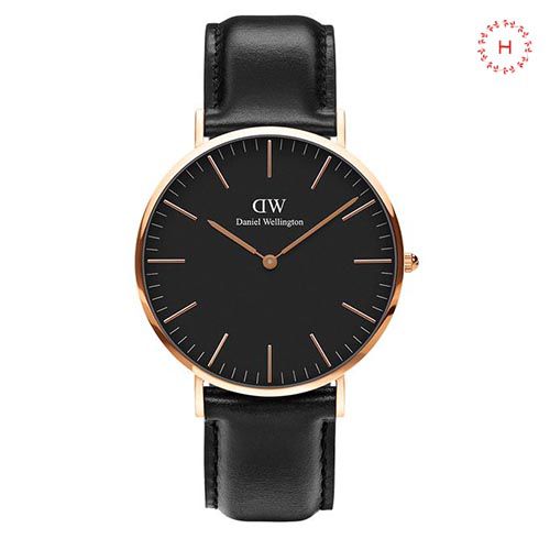 Daniel Wellington Classic Black Sheffield vs Petite Ashfield Couple 40mm 32mm