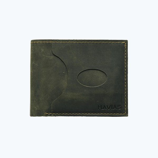 Ví Da Eros Handcrafted Wallet, Nâu Rêu size M