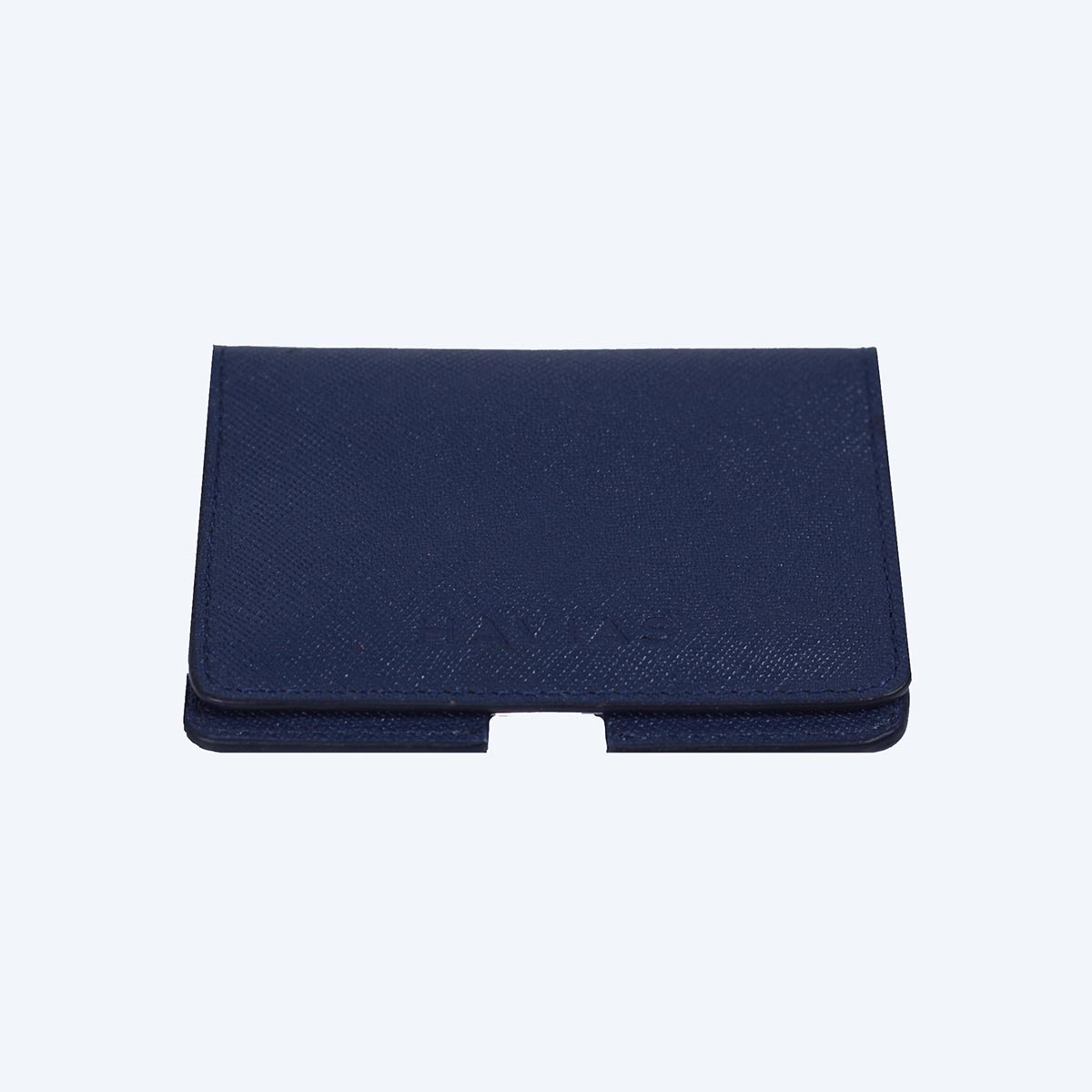 Ví Da Harp Mini Wallet, xanh navy