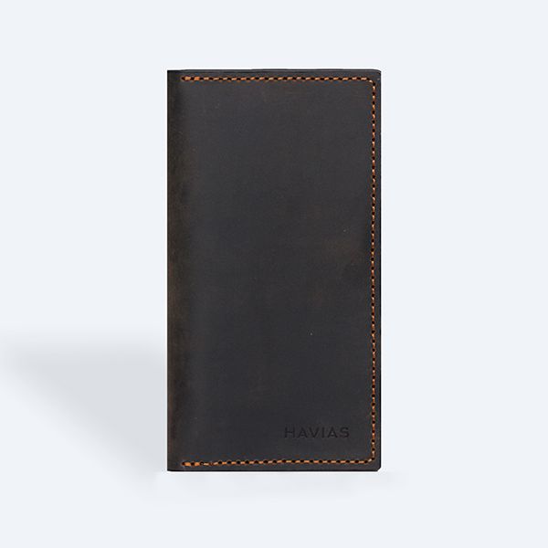 Ví dài Venuta2 Handcrafted Wallet, Nâu