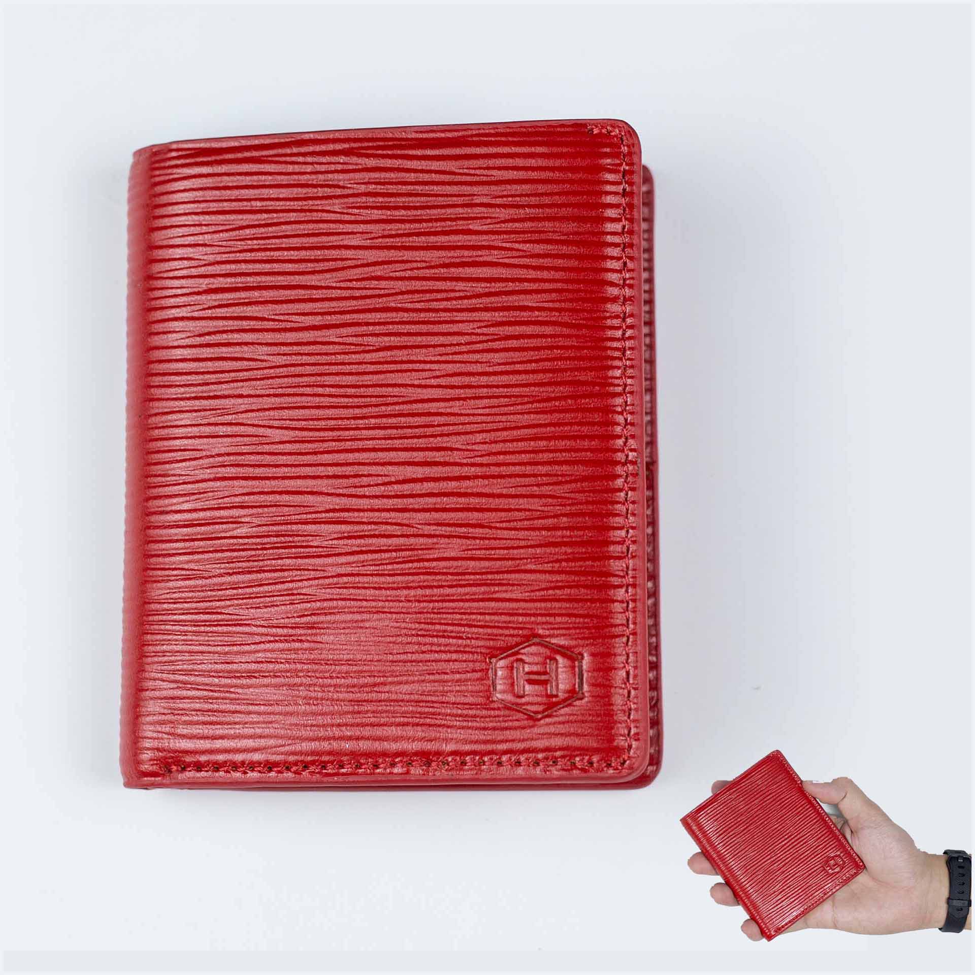 Ví Da EPI Rosy Luck Wallet Red