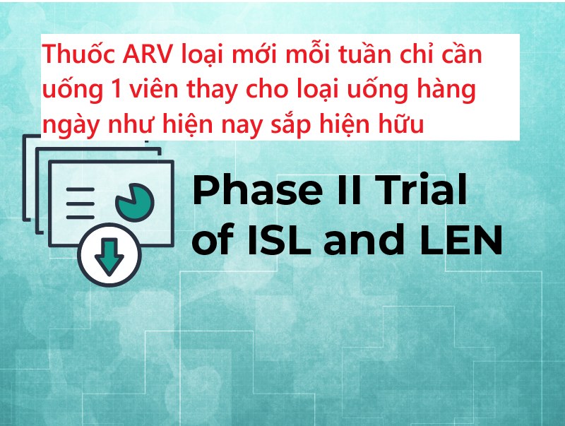 Thuốc ARV dạng kết hợp islatravir và lenacapavir chỉ cần uống mỗi tuần 1 lần