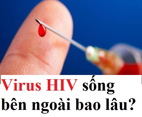 Virus HIV sống bên ngoài bao lâu?