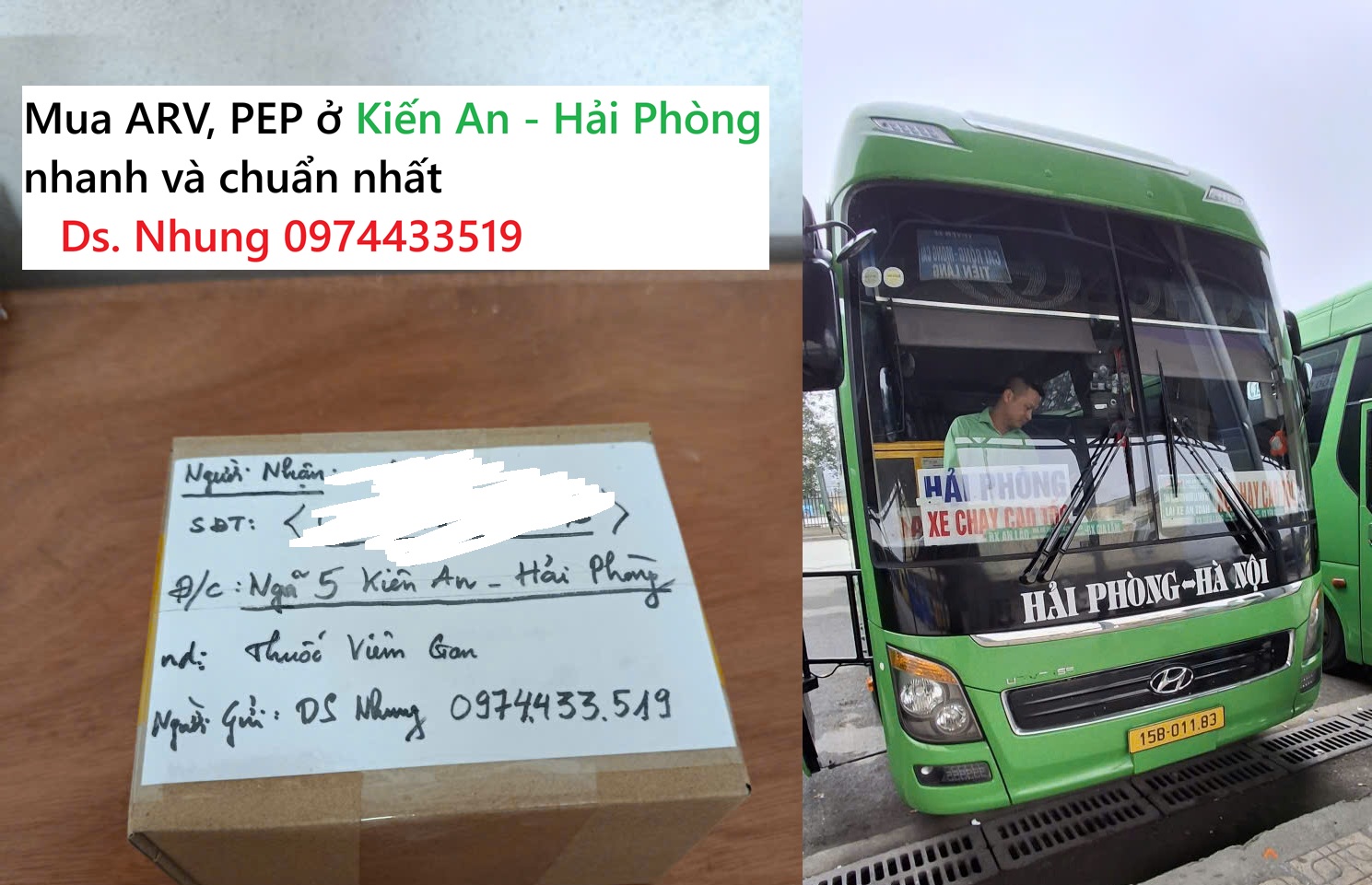 Mua ARV, PEP ở Kiến An Hải Phòng nhanh và chuẩn nhất?