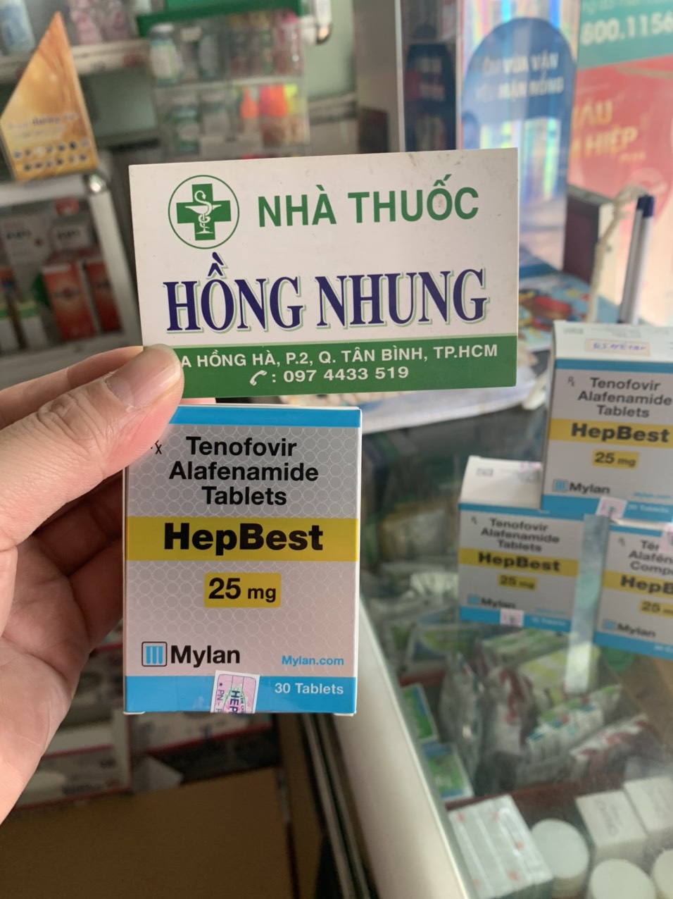 Mua thuốc HEPBEST 25MG điều trị viêm gan B tốt nhất ở TPHCM, Hà Nội Nhà Thuốc Hồng Nhung - HỒNG NHUNG Pharmacy