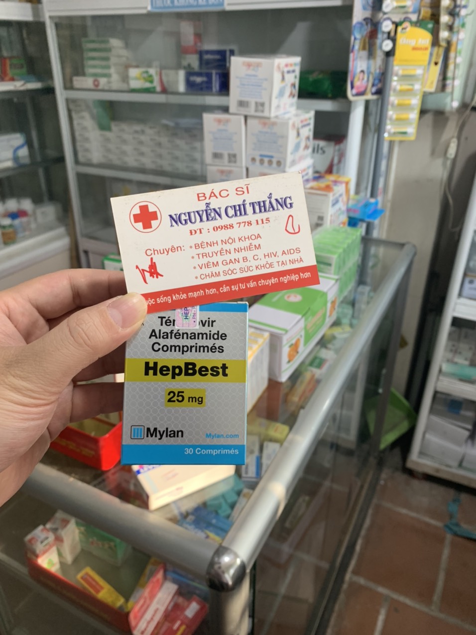 Mua thuốc HEPBEST 25MG điều trị viêm gan B tốt nhất ở TPHCM, Hà Nội Nhà Thuốc Hồng Nhung - HỒNG NHUNG Pharmacy