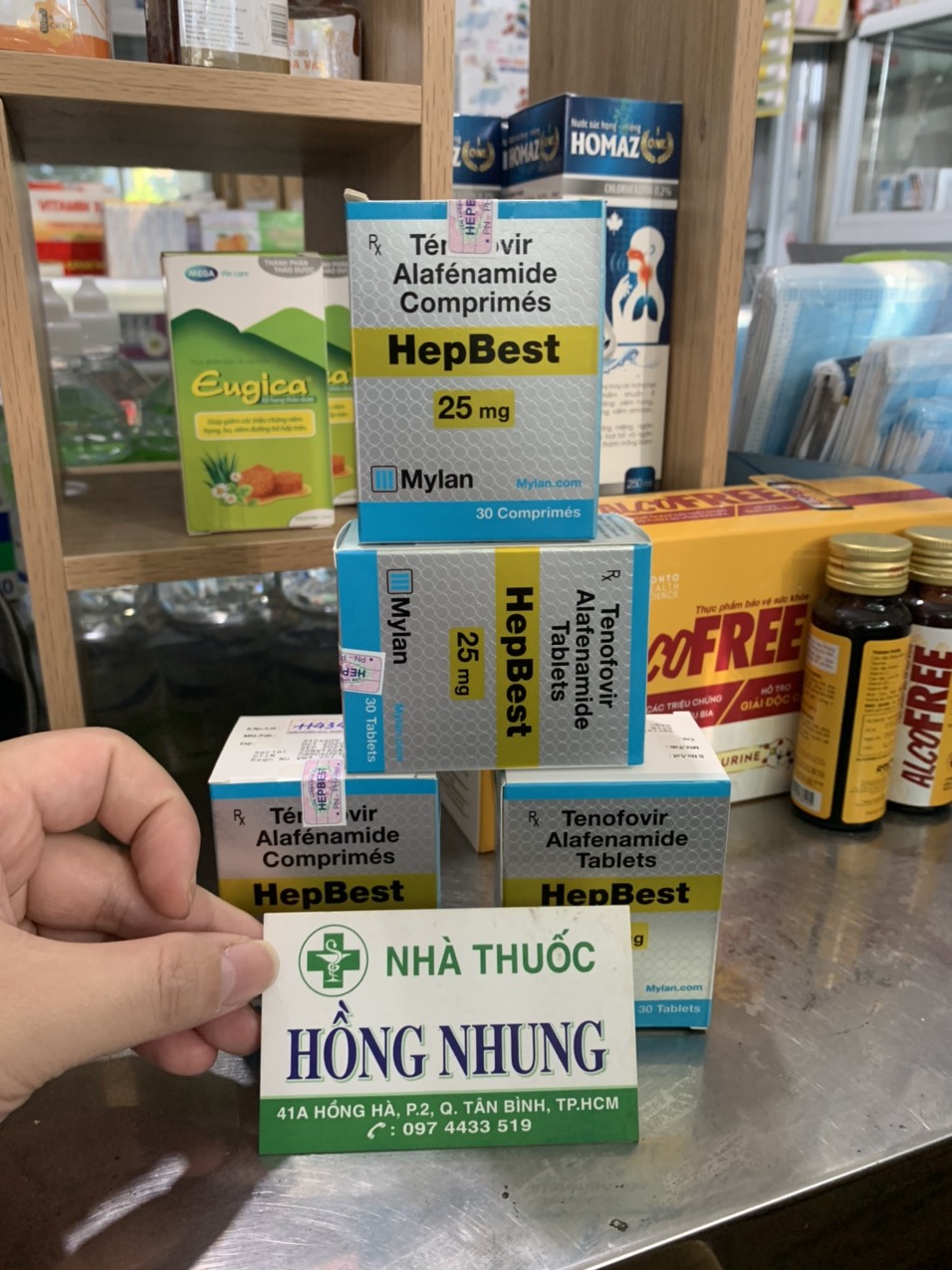 Mua thuốc HEPBEST 25MG điều trị viêm gan B tốt nhất ở TPHCM, Hà Nội Nhà Thuốc Hồng Nhung - HỒNG NHUNG Pharmacy