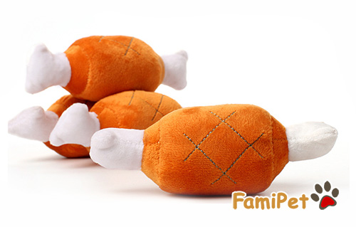 Đồ Chơi Đùi Gà Chút Chít Cho Chó Mèo.