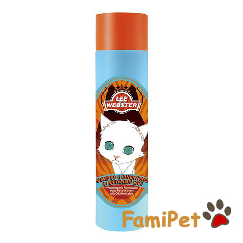 sữa tắm cho mèo lông trắng