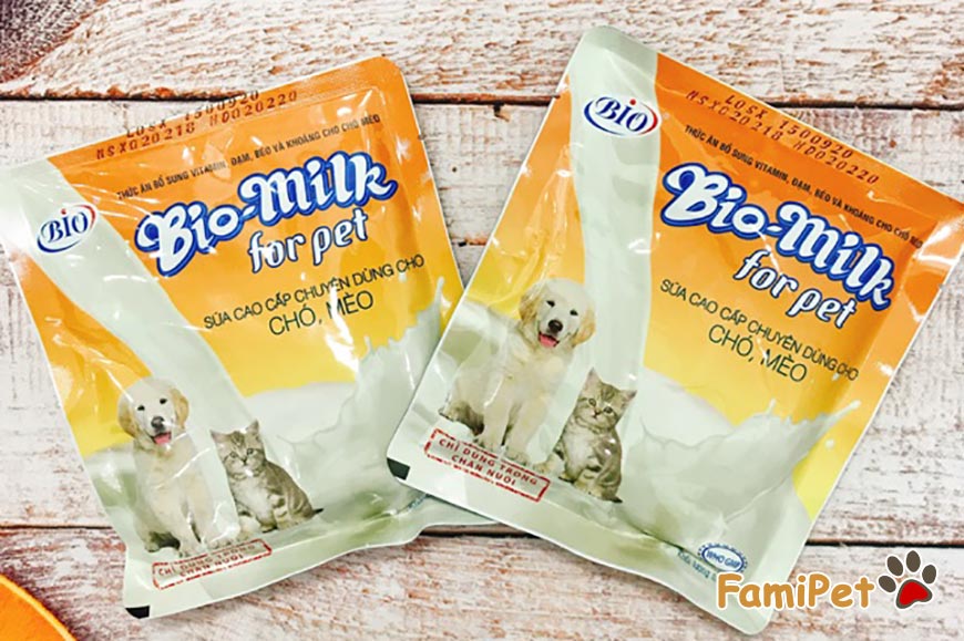 Sữa Bio Milk cho chó con