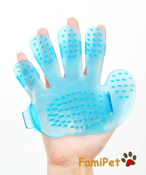 Găng Tay Tắm Cho Chó Mèo